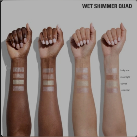 Kylie Wet Shimmer Quad original/neutral Shimmer. Imperfect, Brand New - Picture 5 of 11